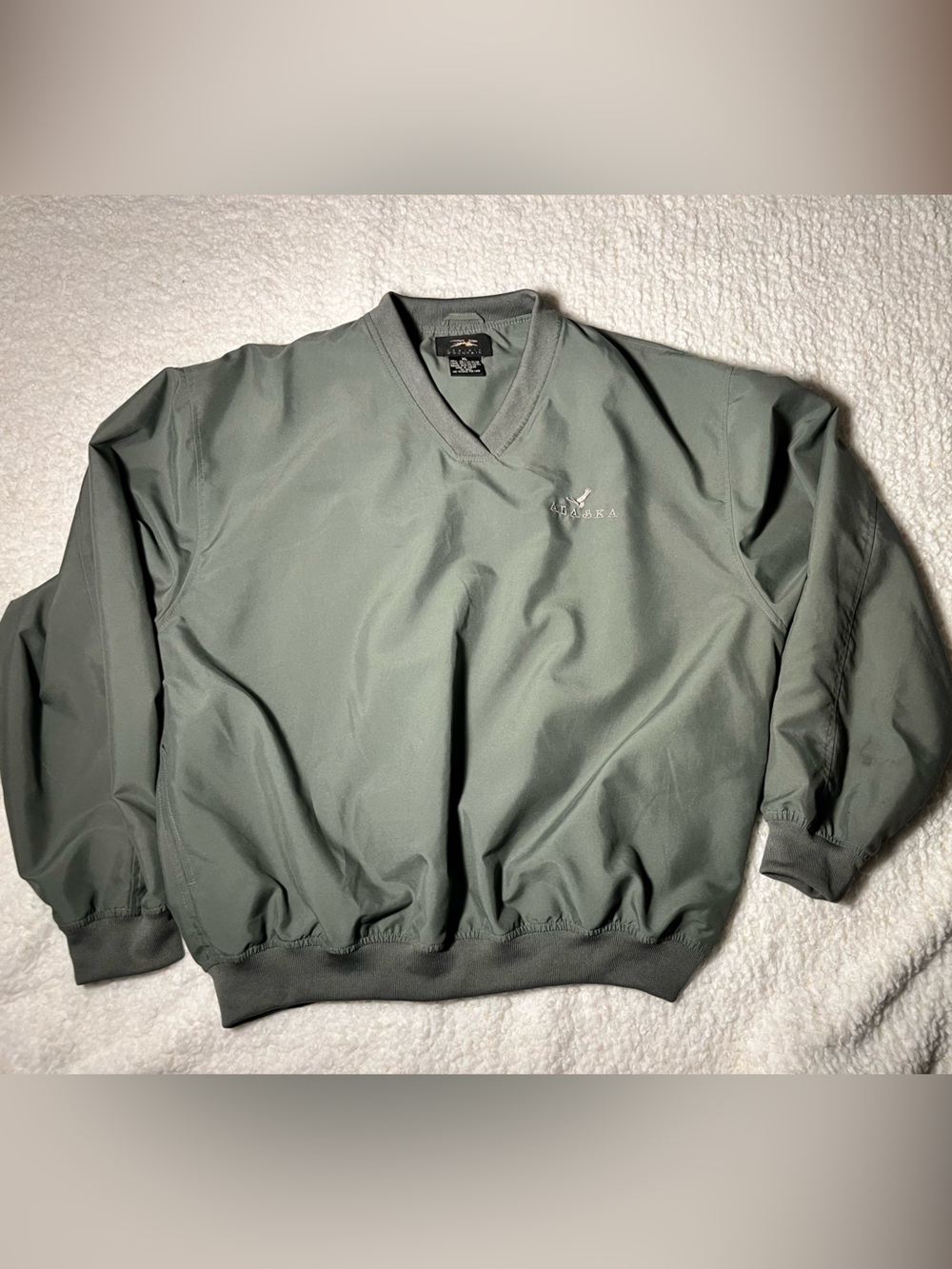 Prairie Mountain Men's Olive Green Technical Pullover